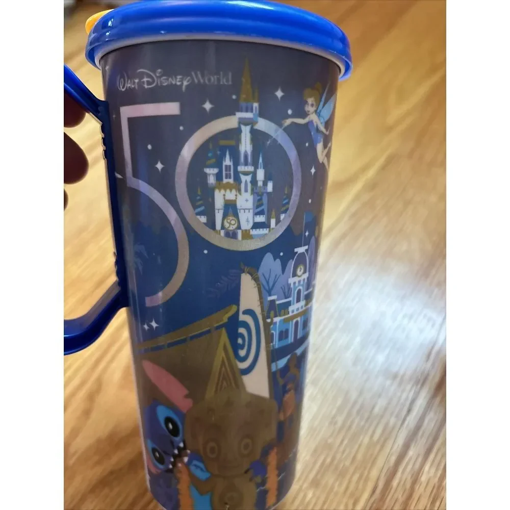 Mickey Mouse Vintage Gym Ball Dispenser, Mickey Magnet‎ and 50th Anniversary Cup